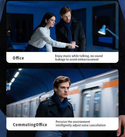 Wireless Earbuds Mini Lightweight In-Ear with ENC Call Processing, Touch Controls and Three Colors