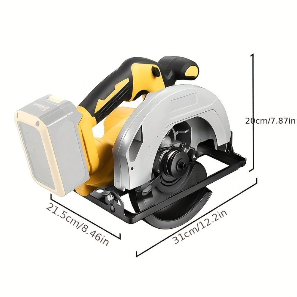 Brushless Cordless Circular Saw for Dewalt 20V MAX Battery – 7-1/4 Inch 0-50° Bevel Cut Electric Saw with Saw Blades Included
