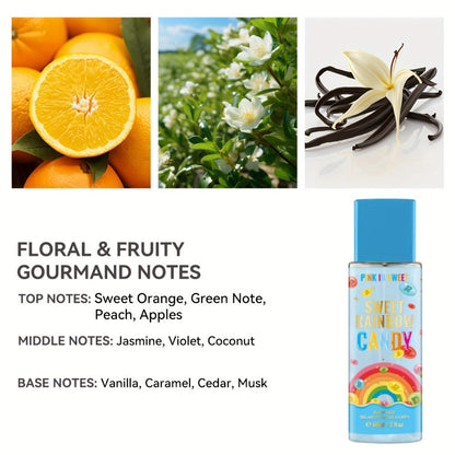 Women's Fragrance Gift Set - Body & Hair Perfume Spray 4-Piece Set 2 fl oz Each, Sweet Scent for Date Party & Gifting