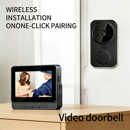 170° Wide Angle Video Doorbell Camera 1080P with 4.3" HD Monitor - No WiFi No App No Subscription