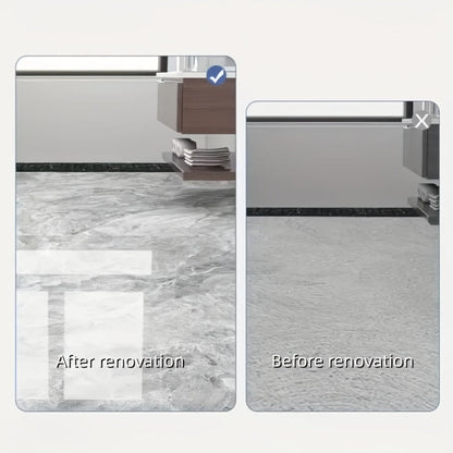 Self-Adhesive Marble Vinyl Floor Wallpaper 3 Rolls 23.62x197.75in – Oil-Proof Anti-Slip, for Entryways, Bedrooms and Living Spaces