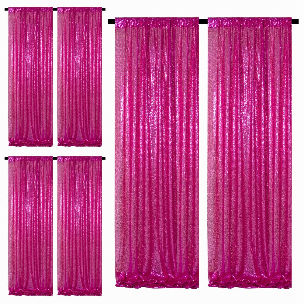 Sequin Backdrop Curtains 2FTx8FT Glitter Photography Background Panels for Party Wedding Birthday for an Everyday Personal Care Routine