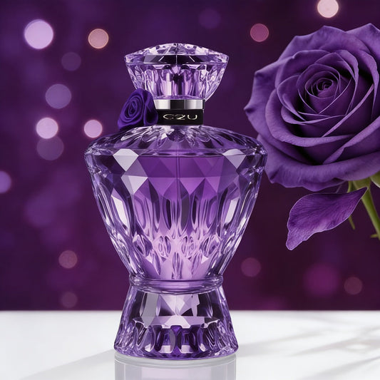 Obsidian Violet Eau de Parfum Spray, 75ml Purple Bottle with Floral, Woody and Musk Scent Profile
