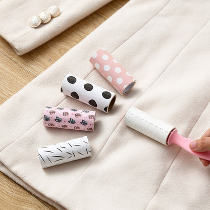 Lint Roller Pet Hair Remover Mini Portable 12 Pack Travel Size No Power Required for Clothing Furniture Car Seats Couch Reusable Clothes