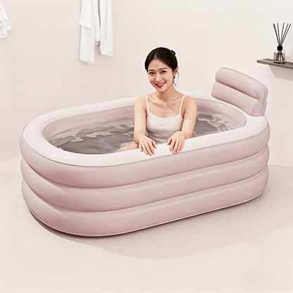 Inflatable Bathtub for Garden, Patio and Yard Use, with the Listed Configuration, for Everyday Use and Organized Storage