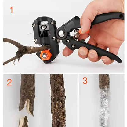 Grafting Pruning Shears Professional Garden Grafting Tool, Branch Cutter Secateur & Grafting Scissors for Fruit Tree Vaccination