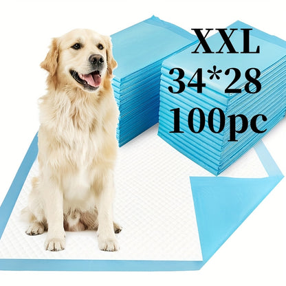 Disposable Dog Pee Pads XXXL Oversized – 6-Layer Waterproof & Odor-Resistant Training Pads for Small & Large Dogs