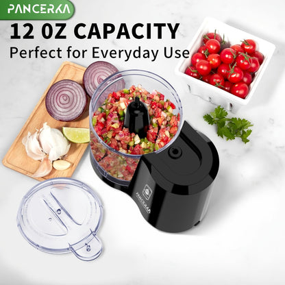 Electric Vegetable Chopper Food Processor - Mini Electric Food Chopper Blender for Kitchen, Baby Food Maker