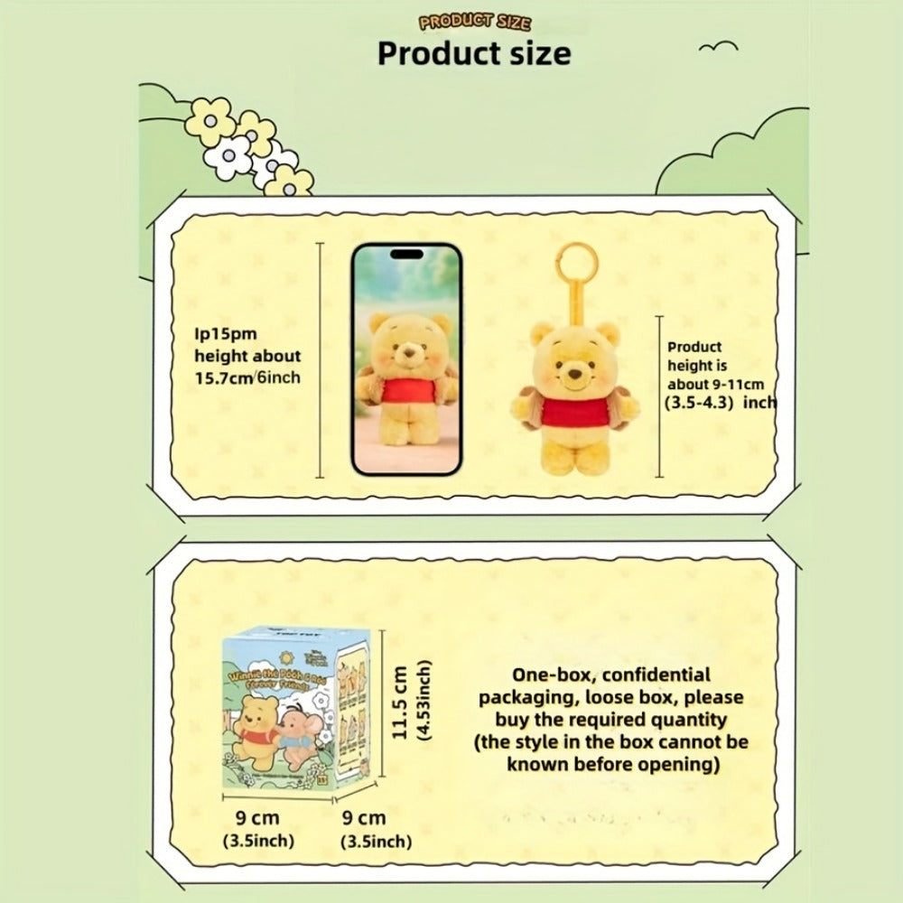 MINISO Disney Winnie The Pooh & Friends Blind Box Figure with the Listed Color, Size or Set Options for Everyday Use