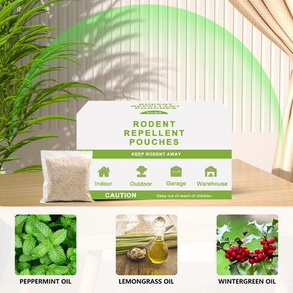 Mouse, Peppermint Pouches Car RV Garage Camper Indoor Outdoor for Garden, Patio and Yard Use