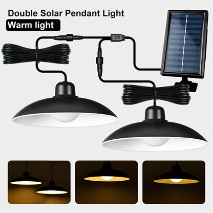 Solar Pendant Light Indoor Outdoor Hanging Light Fixture 3200mAh Rechargeable - 3 Brightness for an Everyday Personal Care Routine