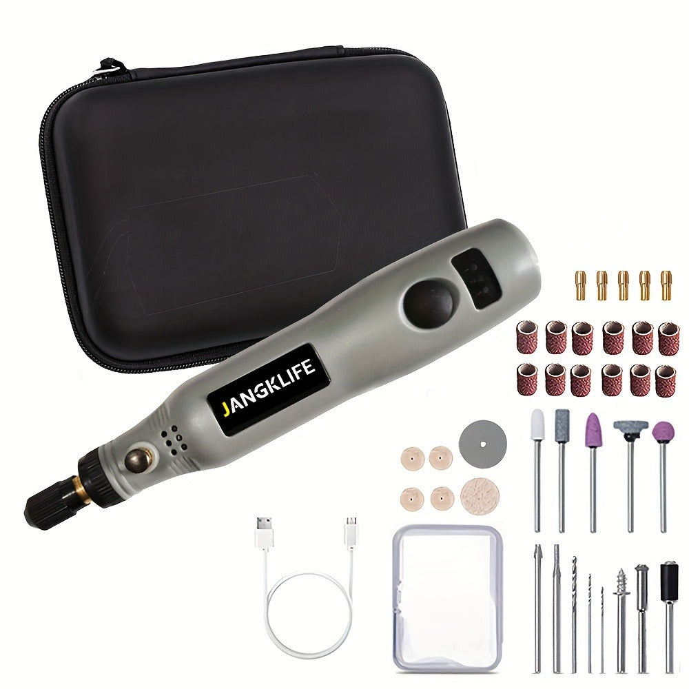Cordless Rotary Tool Set Rechargeable Engraving Pen for Entryways, Bedrooms and Living Spaces