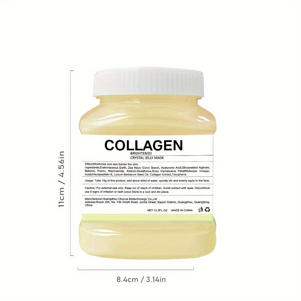 DIY Peel-Off Face Mask Powder Collagen & Turmeric, with Hyaluronic Acid & Beta-Glucan for Bath Time, Home Spa and Personal Care