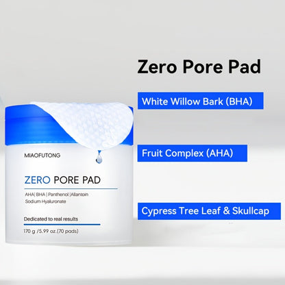 Exfoliating Face Cleansing Pads Pore Minimizing Blackhead Whitehead Remover Deep Cleansing for Bath Time, Home Spa and Personal Care