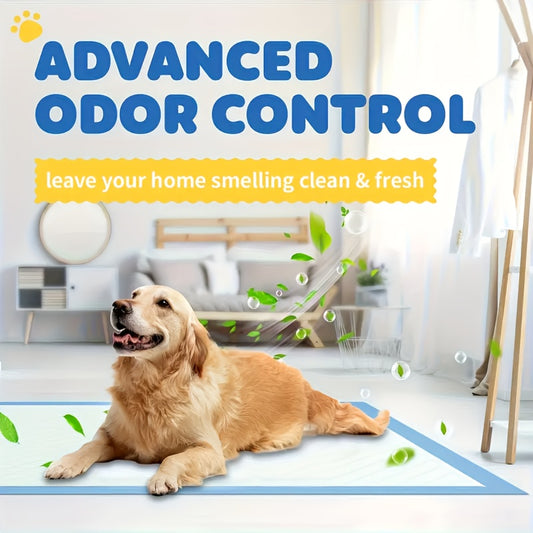 Bulk Pet Pee Pads 50 to 400-Count – Super Absorbent Leak-Proof Disposable Training Pads 23.6"x23.6" | For Dogs, Puppies