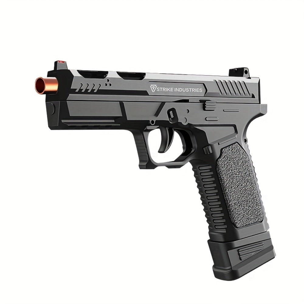 G17 Bullet Toy Gun for Boys, Rapid Fire Foam Dart Blaster Pistol, Realistic Textured Grip, Outdoor Shooting Game Toy
