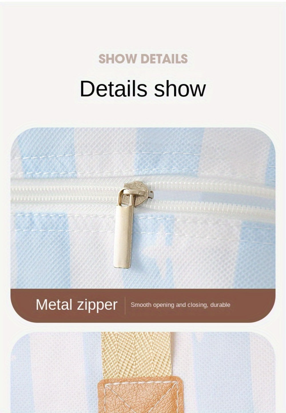 Large Capacity Moisture-Proof Storage Bag for Blankets, Clothes & Bedding – Extra Large Organizer Bag for Moving