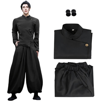 Jujutsu Kaisen Cosplay Costume Uniform, High School Satoru Gojo & Suguru Geto Outfit Set for Men