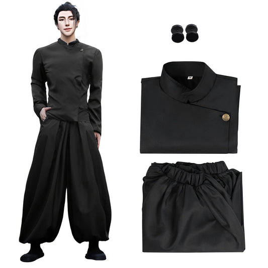 Jujutsu Kaisen Cosplay Costume Uniform, High School Satoru Gojo & Suguru Geto Outfit Set for Men