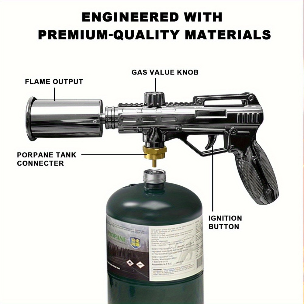 Blow Torch 700, 000 BTU Propane Kitchen Cooking Torch with Safety Lock, Culinary Food Torch for Steak