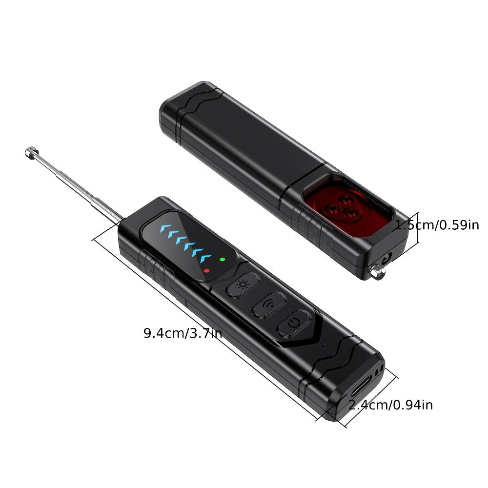 Camera Detector with Anti-Eavesdropping and Anti-Stealing Detection