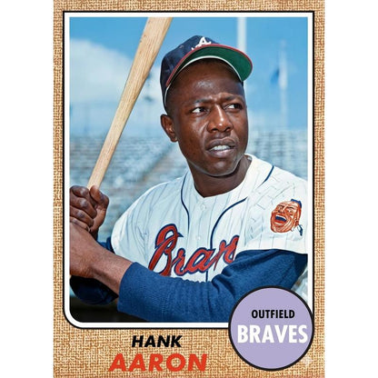 Sports Trading Cards, 1968 Topps-Labeled Baseball Mystery Display Slab with One Random Card for Collectors