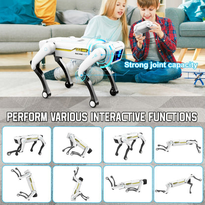 Robot Dog Toy with AI Voice Control & RC Remote, 2.4GHz 99Ft Range, App Programming, Dancing & Storytelling