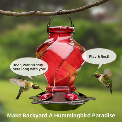 Hummingbird Feeder for Garden, Yard and Pest Management, with the Listed Configuration, for Everyday Use and Organized Storage