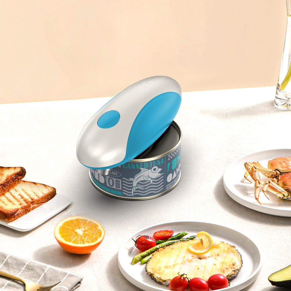 Cliton One-Touch Electric Can Opener with USB-C Rechargeable Power and Four Color Selections