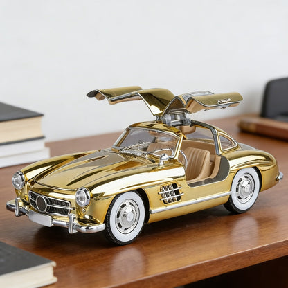 1:24 Scale Die-Cast Sports Car Model Collectible - Zinc Alloy Static Ornament with Realistic Details