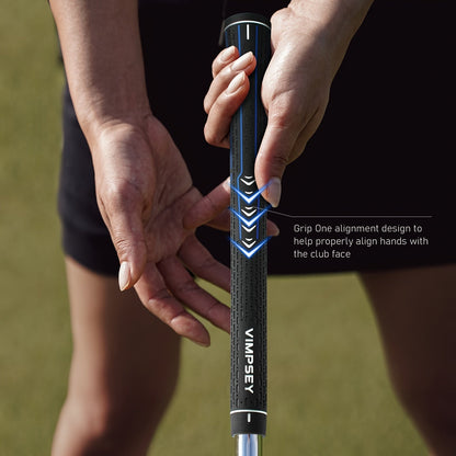 13-Piece Golf Grip Set Standard & Midsize – Rubber Non-Slip Golf Club Grips for Men Women, All Weather Control