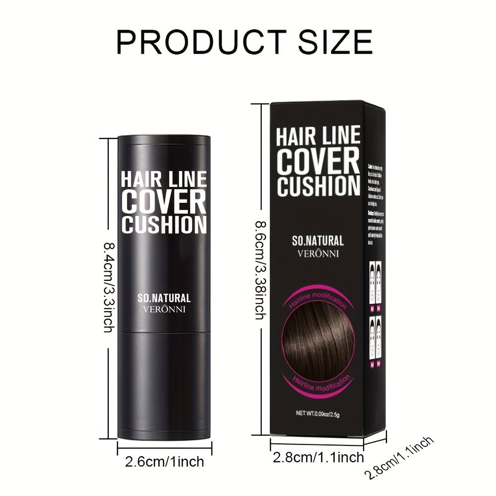 Hairline Shadow Powder Stick 2-Pack Concealer - Instant Root & Hairline Coverage for Thinning Hair