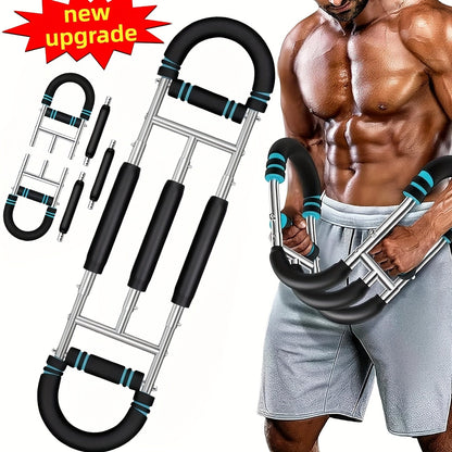 Fitness Equipment MoKo Spring Chest Expander with Black Mini Red Three-Tube and Blue Reinforced Options