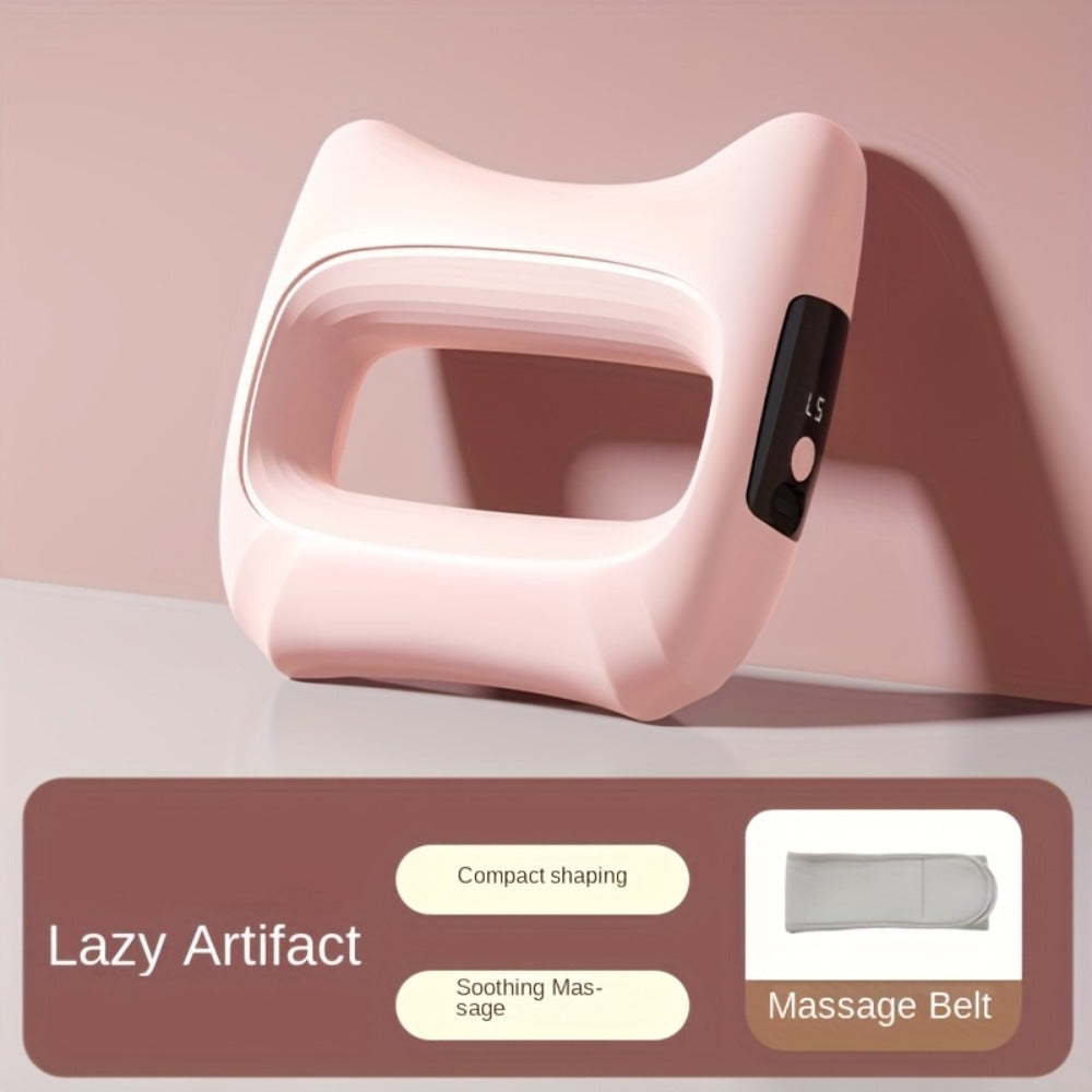 Massage Ring Fascia Massager – Mini Neck Waist & Full Body Muscle Relaxing Ring with Massage Belt, Multi-Function Fitness Relaxation Tool
