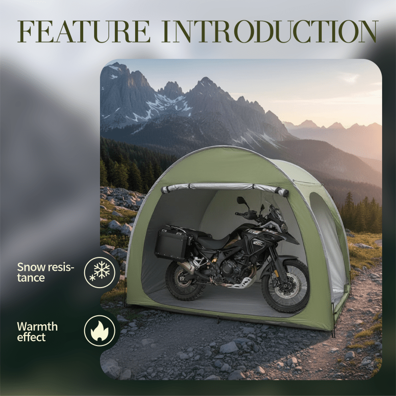 Bike Storage Tent Outdoor for Garden, Patio and Yard Use, with the Listed Configuration, for Everyday Use and Organized Storage