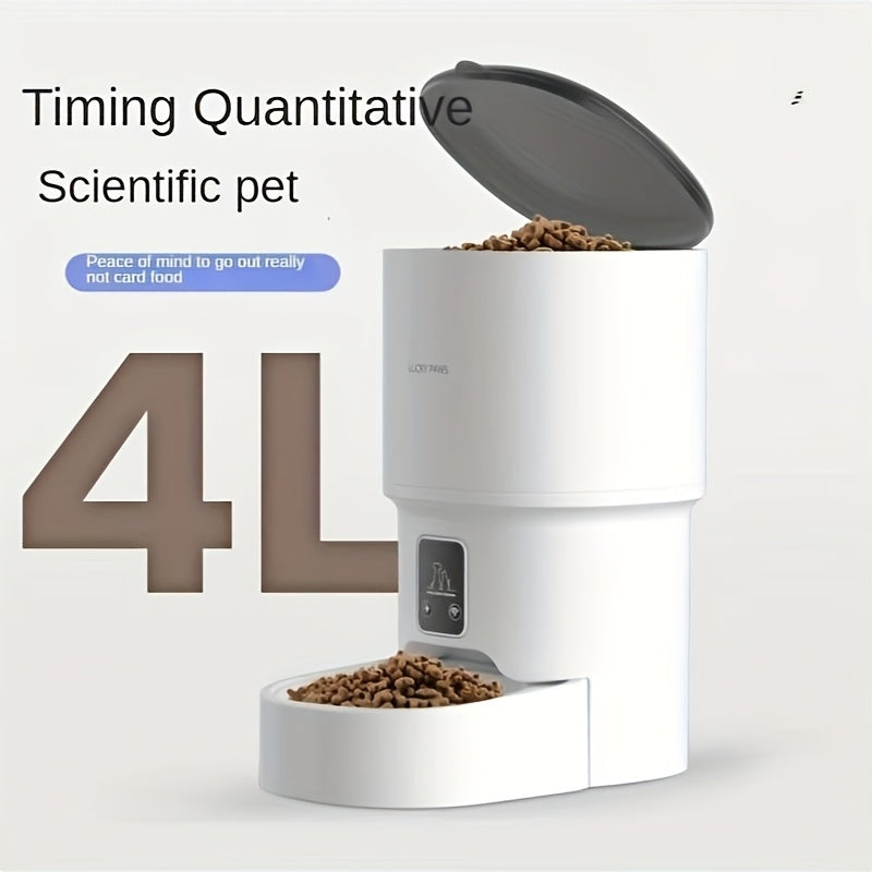 Automatic Pet Feeder – WiFi Remote Control, Detachable & Washable, Large Capacity Smart Food Dispenser for Cats & Dogs, 3 Models