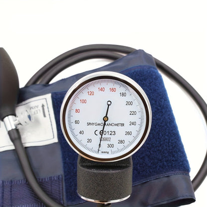 Blood Pressure Monitor Manual Aneroid Kit, Upper-Arm Cuff with Dial Gauge, Stethoscope and Carrying Case