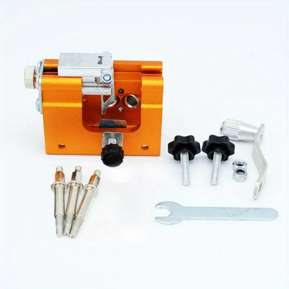 Chainsaw Sharpener Jig Kit – Portable Hand-Cranked Chain Saw Sharpening Tool with Aluminum Alloy Burrs | 1/3/5/10-Piece Sets for All Chain