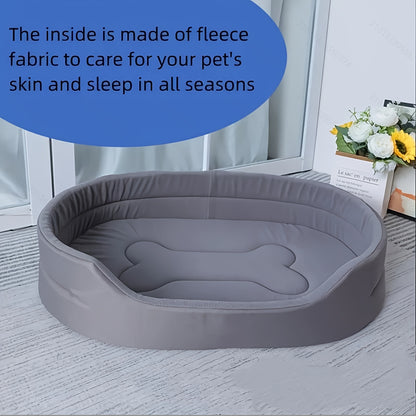 Orthopedic Dog Bed for Large Dogs – Plush Sherpa Removable Washable Cover, Memory Foam Support Pet Sofa Mat for All Seasons