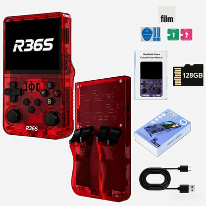 Handheld Game Console with 3.5-Inch IPS Screen, 3000mAh Battery, TF Expansion & HD TV Output