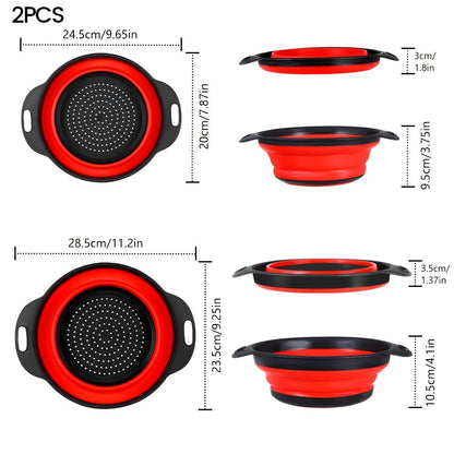 26-Piece Mixing Bowl Set with Six Nested Bowls, Black Lids, Grater Inserts and Kitchen Tools