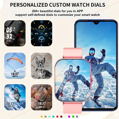 Smart Watch 1.83-Inch Full Touch Display with Wireless Calling, 180mAh Battery and Three-Strap Set