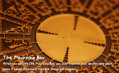 Lament Configuration Puzzle Box Cube, Functional Detachable Deformation Lock Box with Display Base
