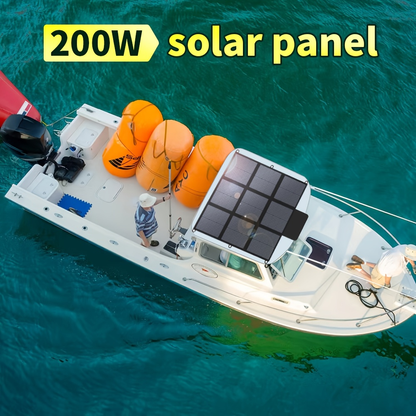 Foldable Solar Panel 120W 200W 300W 400W 22.5% High Efficiency Monocrystalline Portable Outdoor for Garden, Pathway and Patio Lighting