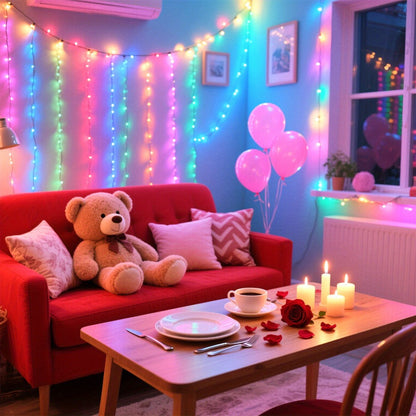 String Lights, RGB App-and-Remote-Control Fairy Lights with Music Sync, USB Power, IP65 Rating and Three Length Options