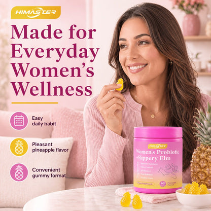 Women's Probiotic Gummies 60-Count for Vaginal Health pH Balance Feminine Wellness Gut Health & Immune Support