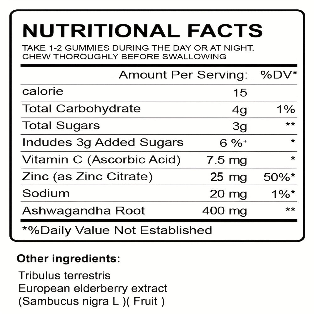 Ashwagandha Gummies for Women & Men, KSM-66 Stress, Energy & Hormonal Balance Supplement, Premium Active Formula