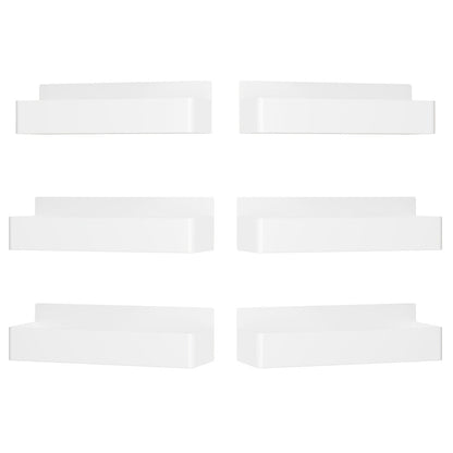 Magnetic Spice Rack Wall Mounted No Drill 6-Piece Set Magnetic Storage Shelf for Home Cooking, Dining and Outdoor Meals