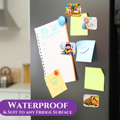 Sublimation Magnet Blanks 96 Pcs Blank Refrigerator Magnets for DIY Crafts for Home Cooking, Dining and Outdoor Meals