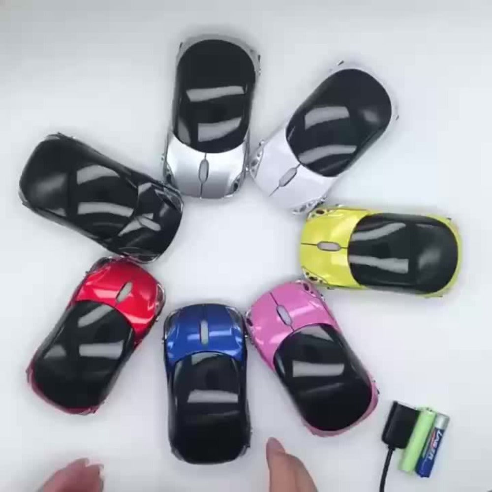 Novelty Car Shaped Computer Mouse Wired USB Optical – Creative Desk Accessory for PC, Laptop, Desktop & Notebook | Unique Gift for Car